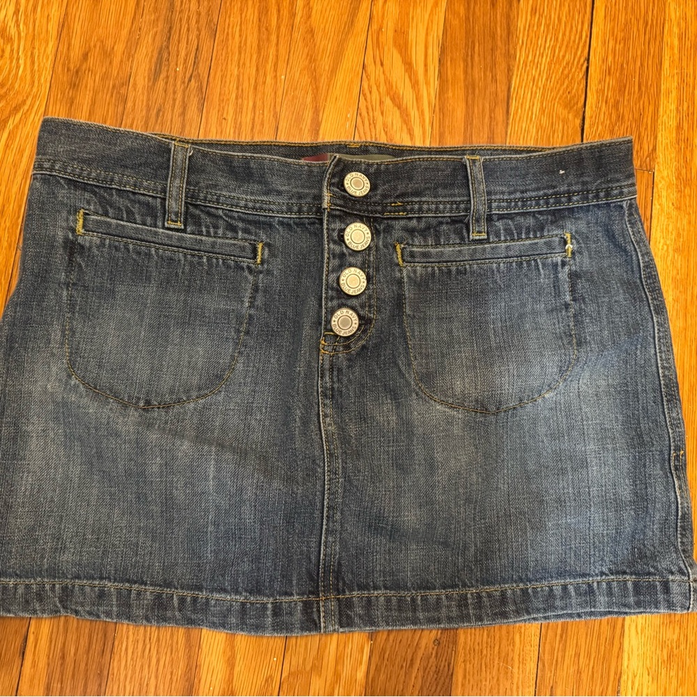 Old Navy Blue Denim Mini Skirt